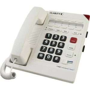 TELEFONO CLARITY ALTO 53DB PLATEADO/VINO 54005.001