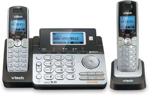 TEL. INAL. VTECH DS6151-2 / 2 LINEAS NEGRO