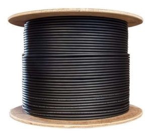 CABLE UTP CAT5E EXTERIOR 305 MTS 24WAG COBRE CON GEL NEGRO