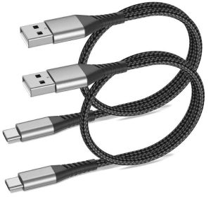 CABLE USB A A USB-C 60CM 2 UNDS TRENZADOS