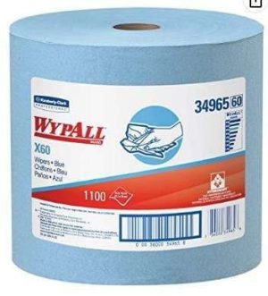 PAPEL PARA SECAR WYPALL 34965 ROLLO 1100 HOJAS AZUL 12.5X13.25"