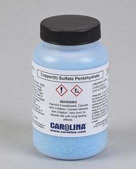 COPPER (II) SULFATE, PENTAHYDRATE, 250 G #512808 CAROLINA BIOLOGICAL