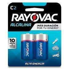 BATERIA C ALKALINA RAYOVAC B/2