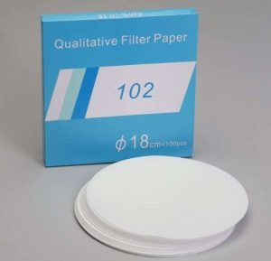 PAPEL DE FILTRO, CUALITATIVO, 18 CM, 100UNID. #712805 CAROLINA BIOLOGICAL