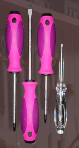 JUEGO DE DESATORNILLADORES 3PCS WITTE +VERIFICADOR VOLTAJE #WI654005