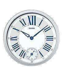 RELOJ PARED CASIO IQ-70-8D PLATEADO