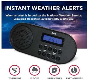 RADIO DE ALERTA METEREOLOGICA RCWR7V RCA