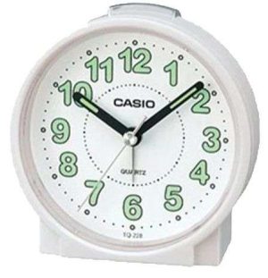 RELOJ DESPERTADOR CASIO TQ-228-7 BLANCO
