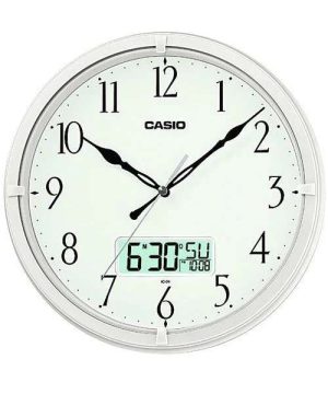 RELOJ PARED CASIO IC-01-7 BLANCO