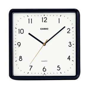 RELOJ PARED CASIO IQ-152-1 NEGRO CUADRADO