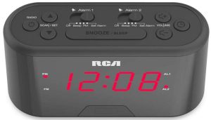 RADIO RELOJ DESPERTADOR AM/FM RC551 RCA