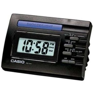 RELOJ DESPERTADOR CASIO DQ-541-1 NEGRO DIGITAL