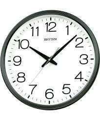 RELOJ PARED RHYTHM CMG494NR02 NEGRO