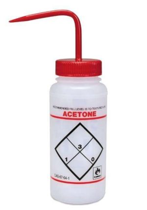 BOTELLA LAVADO BOCA ANCHA PARA ACETONA. 500ML. #716607 CAROLINA BIOLOGICAL.