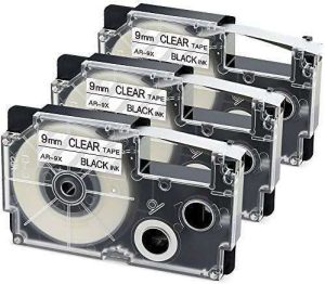 CINTA ETIQUETADORA XR-9-X1 NEGRO F/CLARO CASIO