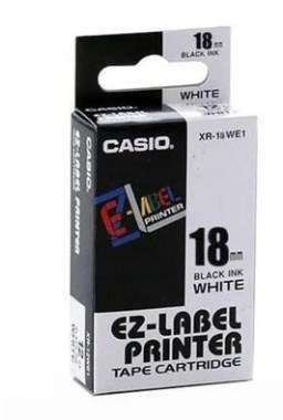 CINTA ETIQUETADORA XR-18-WE NEGRA CASIO