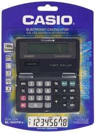 CALCULADORA SL-200TE-S CASIO