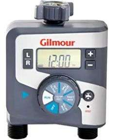 TIMER DE RIEGO DIGITAL GILMOUR 2 PUERTOS DE SALIDA # 804014-1001 400GTD