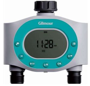 TIMER DE RIEGO DIGITAL GILMOUR 2 PUERTOS DE SALIDA # 857006-1001