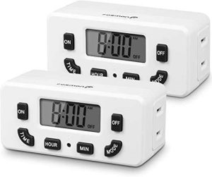 TIMER DIGITAL FOSMON PROGRAMABLE 7 DIAS 24 HORAS C-10749US