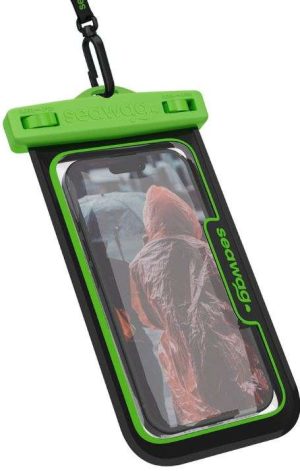 ESTUCHE IMPERMEABLE P/CELULAR SEAWAG_NEXTB4 NEGRO/VERDE 6.9"