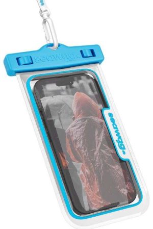 ESTUCHE IMPERMEABLE P/CELULAR SEAWAG_NEXTW2 BLANCO/AZUL 6.9"