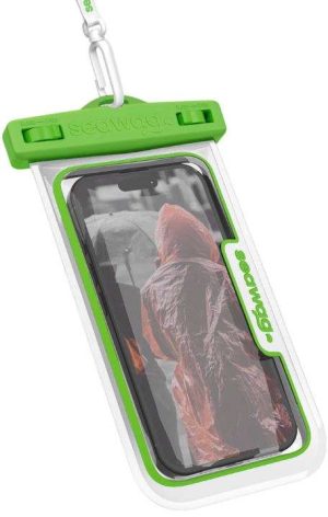 ESTUCHE IMPERMEABLE P/CELULAR SEAWAG_NEXTW4 BLANCO/VERDE 6.9"