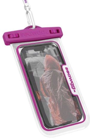 ESTUCHE IMPERMEABLE P/CELULAR SEAWAG_NEXTW6 BLANCO/MORADO 6.9"