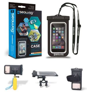ESTUCHE IMPERMEABLE P/CELULAR SEAWAG_BUNDLE NEGRO 5.7