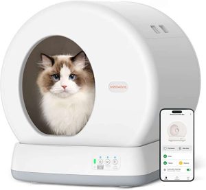 CAJA DE ARENA PARA GATOS AUTOLIMPIABLE #MEO WANT