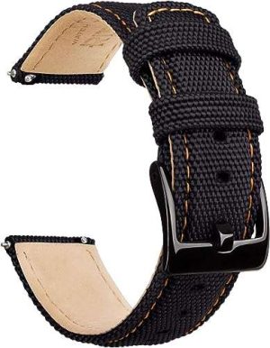 CORREA DE RELOJ DE TELA DE VELA DE LIBERACION RAPIDA 20MM RITCHE #B08QFX5JJF