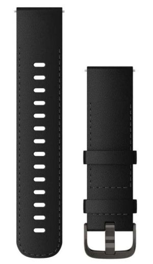 FAJA QUICK RELEASE 22MM CUERO NEGRO #010-12932-63 GARMIN