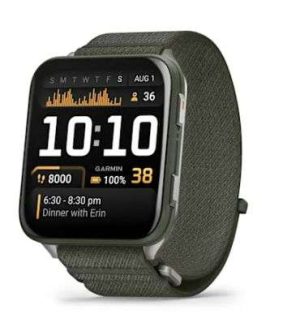 GPS VENU X1 TITANIO/VERDE MUSGO CORREA NYLON GARMIN #010-02980-01