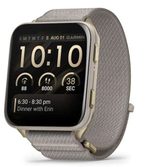 GPS VENU X1 TITANIO/DORADO CORREA GRIS NYLON GARMIN #010-02980-08