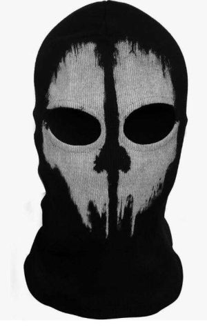 MÁSCARA DE PASAMONTAÑAS UNISEX CON ESTAMPADO DE FANTASMA