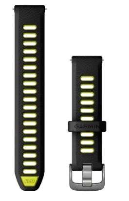 FAJA QUICK RELEASE 18MM P/FR265S-255S/ VENU2S/VIVOACTIVE 4S NEGRA/AMARILLO #010-11251-A3 GARMIN