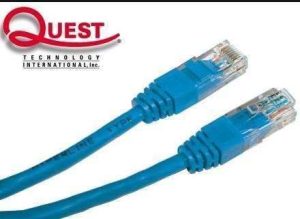 CABLE RJ45 CAT6 30CM AZUL NPC-6201 QUEST