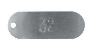 ETIQUETA ALUMINIO NUMERADA PARA MARCACION DE ARBOLES 1001- 2000 / #79395 FORESTRY SUPPLIERS