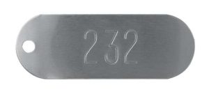 ETIQUETA ALUMINIO NUMERADA PARA MARCACION DE ARBOLES 1- 1000 / #79184 FORESTRY SUPPLIERS
