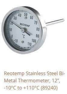 TERMOMETRO ASFALTO BI-METAL REOTEMP # 89240