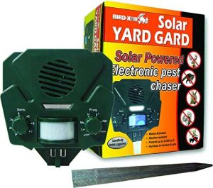 REPELENTE ANIMALES BIRD-X YARD GARD YG-SOLAR #B01CNSTMNC CIERVOS, CONEJO, MAPACHES, ZORRILLOS, GATOS, ETC