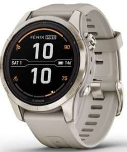 FENIX 7S PRO SAPPHIRE SOLAR SOFT GOLD WITH LIGHT GARMIN # 010-02776-14