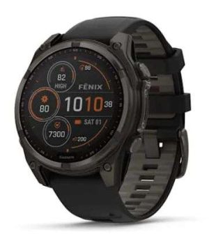 GPS FENIX 8 SOLAR SAFIRO 47MM TITANIO NEGRO #010-02906-10 GARMIN