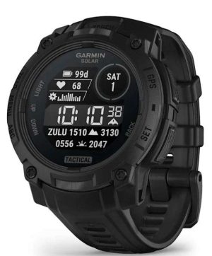 GPS INSTINCT 3 SOLAR TACTICO 45MM NEGRO #010-02934-50 GARMIN