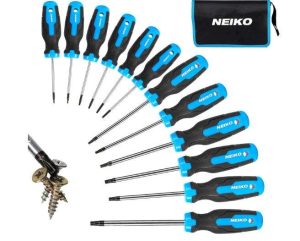 DESTORNILLADORES MAGNÉTICOS TORX 12 PIEZAS NEIKO 01377A