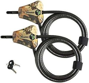 CANDADO PYTHON TRAIL CAMERA CABLE DE SEGURIDAD CAMUFLADO AJUSTABLE, 8418KADCAMO-TMB