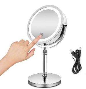 ESPEJO AUMENTO 10X C/LUZ DOBLE B00XCKMXVO LIGHTVU