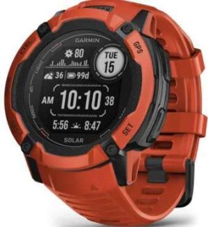 GPS INSTINCT 2X SOLAR ROJO FLAMA #010-02805-01/11 GARMIN