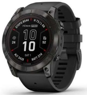 FENIX 7X PRO SAPPHIRE SOLAR CARBON GRAY TITANIUM # 010-02778-10 GARMIN