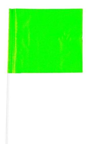 BANDERILLA VERDE 4"X5"X38" PAQUETE 100 # 33735 PRESCO